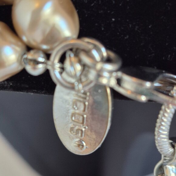 CHICO'S Shades of Brown Mixed-Media 22"- 41" Statement Necklace - Picture 7 of 7